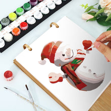Carica l&#39;immagine nel visualizzatore di Gallery, Calendario da Dipingere con i Numeri 2026 - Stile Natalizio 1