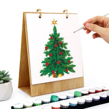 Carica l&#39;immagine nel visualizzatore di Gallery, Calendario da Dipingere con i Numeri 2026 - Stile Natalizio 1