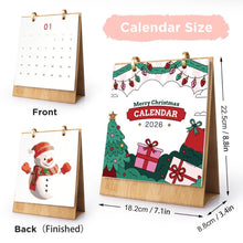 Carica l&#39;immagine nel visualizzatore di Gallery, Calendario da Dipingere con i Numeri 2026 - Stile Natalizio 1