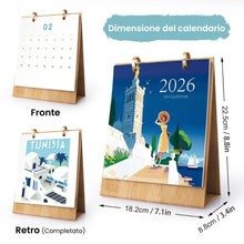 Carica l&#39;immagine nel visualizzatore di Gallery, Calendario da Dipingere con i Numeri 2026 - Viaggi per il Mondo