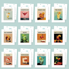 Carica l&#39;immagine nel visualizzatore di Gallery, Calendario da Dipingere con i Numeri 2026 - Cocktail Classici