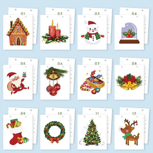 Calendario da Dipingere con i Numeri 2026 - Momenti del Natale