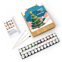 Carica l&#39;immagine nel visualizzatore di Gallery, Calendario da Dipingere con i Numeri 2026 - Momenti del Natale