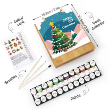 Carica l&#39;immagine nel visualizzatore di Gallery, Calendario da Dipingere con i Numeri 2026 - Momenti del Natale
