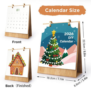 Calendario da Dipingere con i Numeri 2026 - Momenti del Natale