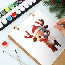 Carica l&#39;immagine nel visualizzatore di Gallery, Calendario da Dipingere con i Numeri 2026 - Stile Natalizio 2