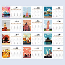 Carica l'immagine nel visualizzatore di Gallery, Calendario 2027 da Dipingere con i Numeri - Monumenti Famosi