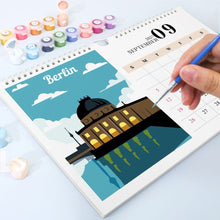Carica l'immagine nel visualizzatore di Gallery, Calendario 2027 da Dipingere con i Numeri - Monumenti Famosi