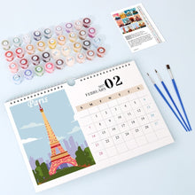 Carica l'immagine nel visualizzatore di Gallery, Calendario 2027 da Dipingere con i Numeri - Monumenti Famosi