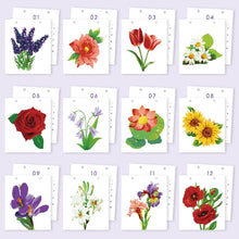 Carica l'immagine nel visualizzatore di Gallery, Calendario 2027 da Dipingere con i Numeri - Fiori di Stagione