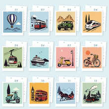 Carica l'immagine nel visualizzatore di Gallery, Calendario 2027 da Dipingere con i Numeri - In Viaggio