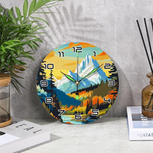 Carica l'immagine nel visualizzatore di Gallery, Orologio da Dipingere con i Numeri - Montagna al Tramonto