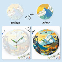 Carica l'immagine nel visualizzatore di Gallery, Orologio da Dipingere con i Numeri - Montagna al Tramonto