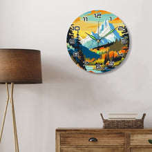 Carica l'immagine nel visualizzatore di Gallery, Orologio da Dipingere con i Numeri - Montagna al Tramonto