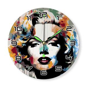 Orologio da Dipingere con i Numeri - Ritratto di Marilyn