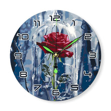 Carica l&#39;immagine nel visualizzatore di Gallery, Orologio da Dipingere con i Numeri - Rosa Incantata