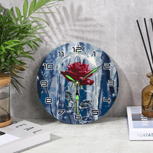 Carica l&#39;immagine nel visualizzatore di Gallery, Orologio da Dipingere con i Numeri - Rosa Incantata