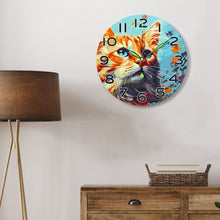 Carica l&#39;immagine nel visualizzatore di Gallery, Orologio da Dipingere con i Numeri - Gatto Curioso