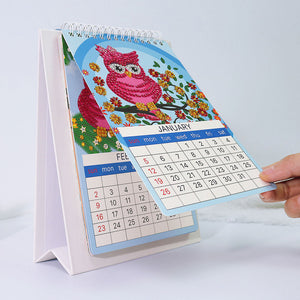 Calendario da tavolo fai da te Diamond Painting 2025