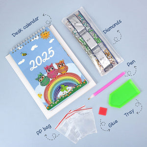 Calendario da tavolo fai da te Diamond Painting 2025