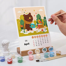 Carica l&#39;immagine nel visualizzatore di Gallery, Calendario Dipingere con i numeri 2025 - Animali carini