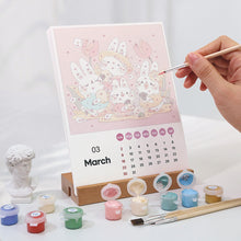 Carica l&#39;immagine nel visualizzatore di Gallery, Calendario Dipingere con i numeri 2025 - Animali carini