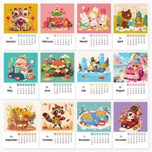 Carica l&#39;immagine nel visualizzatore di Gallery, Calendario Dipingere con i numeri 2025 - Animali carini