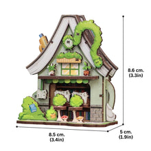 Carica l'immagine nel visualizzatore di Gallery, Casa Miniatura 3D - Piccola Libreria