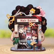 Carica l'immagine nel visualizzatore di Gallery, Casa Miniatura 3D - Barbiere
