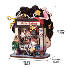 Carica l'immagine nel visualizzatore di Gallery, Casa Miniatura 3D - Barbiere