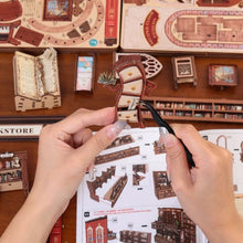Carica l'immagine nel visualizzatore di Gallery, Casa Miniatura 3D - Libreria sul Tamigi