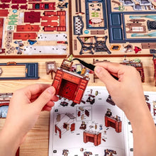 Carica l'immagine nel visualizzatore di Gallery, Casa Miniatura 3D - Il Salone di John