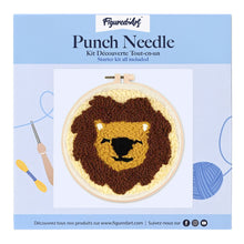 Carica l'immagine nel visualizzatore di Gallery, Punch Needle Kit Leoncino carino