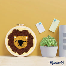 Carica l'immagine nel visualizzatore di Gallery, Punch Needle Kit Leoncino carino