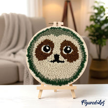 Carica l'immagine nel visualizzatore di Gallery, Punch Needle Kit Bradipo carino