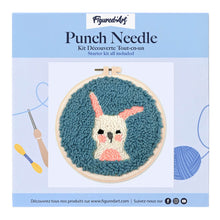 Carica l'immagine nel visualizzatore di Gallery, Punch Needle Kit  Piccolo Coniglietto 2