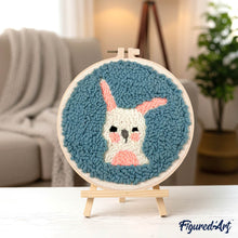 Carica l'immagine nel visualizzatore di Gallery, Punch Needle Kit  Piccolo Coniglietto 2
