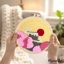 Carica l'immagine nel visualizzatore di Gallery, Punch Needle Kit Alba e Ciliegi
