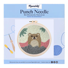 Carica l'immagine nel visualizzatore di Gallery, Punch Needle Kit Orsetto