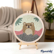 Carica l'immagine nel visualizzatore di Gallery, Punch Needle Kit Orsetto