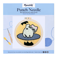 Carica l'immagine nel visualizzatore di Gallery, Punch Needle Kit Gatto giocherellone