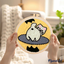 Carica l'immagine nel visualizzatore di Gallery, Punch Needle Kit Gatto giocherellone