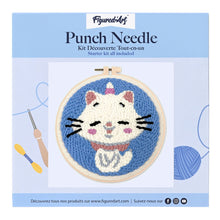 Carica l'immagine nel visualizzatore di Gallery, Punch Needle Kit Gatto unicorno