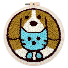 Carica l'immagine nel visualizzatore di Gallery, Punch Needle Gatto e cane