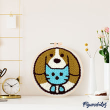 Carica l'immagine nel visualizzatore di Gallery, Punch Needle Kit Gatto e cane
