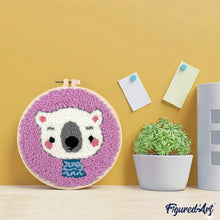 Carica l'immagine nel visualizzatore di Gallery, Punch Needle Kit Koala carino
