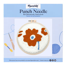 Carica l'immagine nel visualizzatore di Gallery, Punch Needle Kit Papavero color ruggine