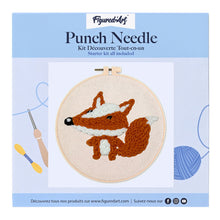 Carica l'immagine nel visualizzatore di Gallery, Punch Needle Kit Volpe carina