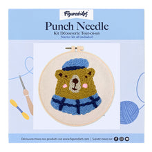 Carica l'immagine nel visualizzatore di Gallery, Punch Needle Kit Orso bruno 3
