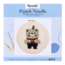 Carica l'immagine nel visualizzatore di Gallery, Punch Needle Kit Orso del circo